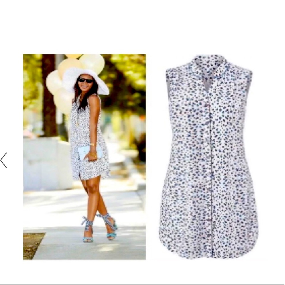 CABi Camilla Animal Print Shirt Dress